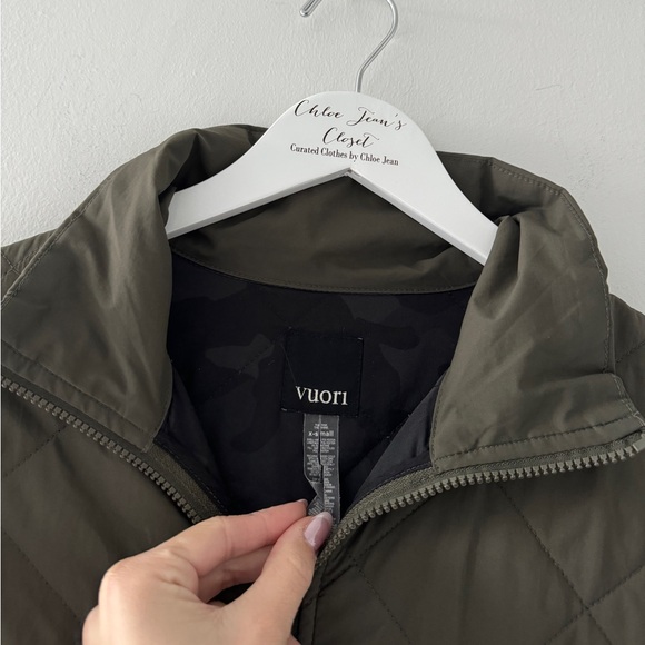 VUORI Halo Insulated Olive Green Jacket XS - Picture 7 of 10